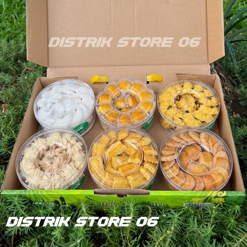 KUE LEBARAN / PARCEL / GIFT / BINGKISAN / THR / PAKET LEBARAN IDUL FITRI / PAKET KUE KERIN Keju Manis Nastar Masakan Cemilan 2