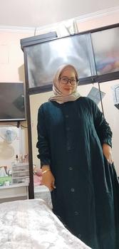 Product Review of gamis polos twil ori dress panjang busui tali samping Muslim Twill Kancing Cantik Karet Wudhu Kain Lembut Tebal Kerah Motif Wanita Rayon Katun Mewah Baju Maxi from k**l 1