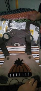 Product Review of Nyukids - Overall SET Glasses Bear 5bulan - 18bulan / One Set Setelan / Baju Bayi Cowok/ Bahan Adem dan Nyaman from S**h 0