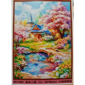 paket menyulam kristik / cross stitch 9ct polka