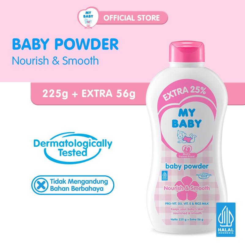 My Baby Powder Bedak Bayi Nourish Smooth / Healthy Protect / Fresh Moist / Telon Plus / Calm Relax 450gr 450 gr / 325gr 325gr / 225gr 225 gr 5