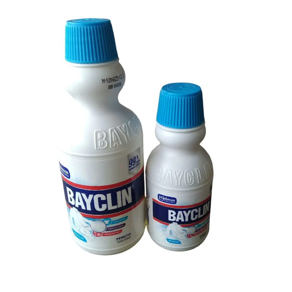 Bayclin cairan pemutih pakian 200ml,100ml