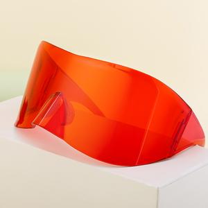 Oversized Trendy Wrap Around Sunglasses for Women Men Outdoor Cycling Sunglasses Female Sunscreen Sunglasses Male Sports Windproof Eyewear