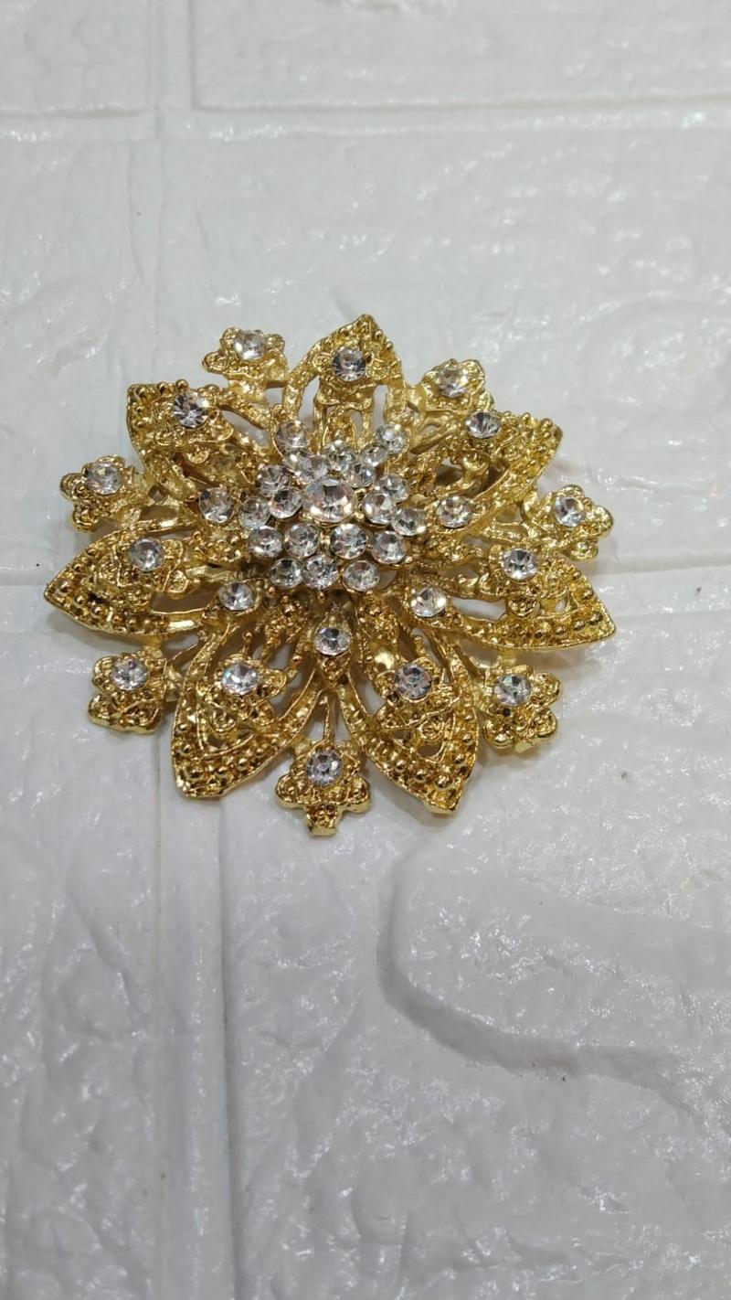 Product Introduction of Bros/Bros kebaya/bros hijab/Bros kebaya kutubaru/bros kebaya mewah/brooch/Bros kebaya Bulat Elegan Bunga Clips 2