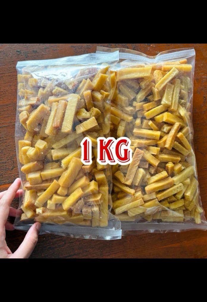 Keripik Stik Sukun Mentega Grade A Kemasan 1kg 500gram 250gram Gurih dan Renyah Pilihan Terbaik untuk Camilan