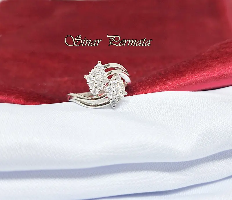 Cincin Wanita Permata Xuping Silver Glamour - Rings 4
