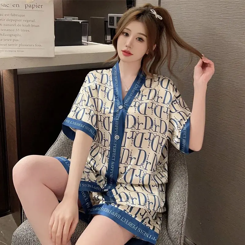 Baju Tidur Satin Baju Pakaian Piyama Tidur Wanita Import Kekinian