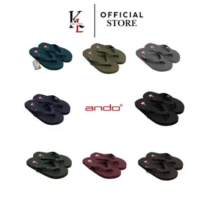 Ando Hawaii Sandal Jepit Pria Ringan Lentur Ukuran Dewasa Laki Laki Original