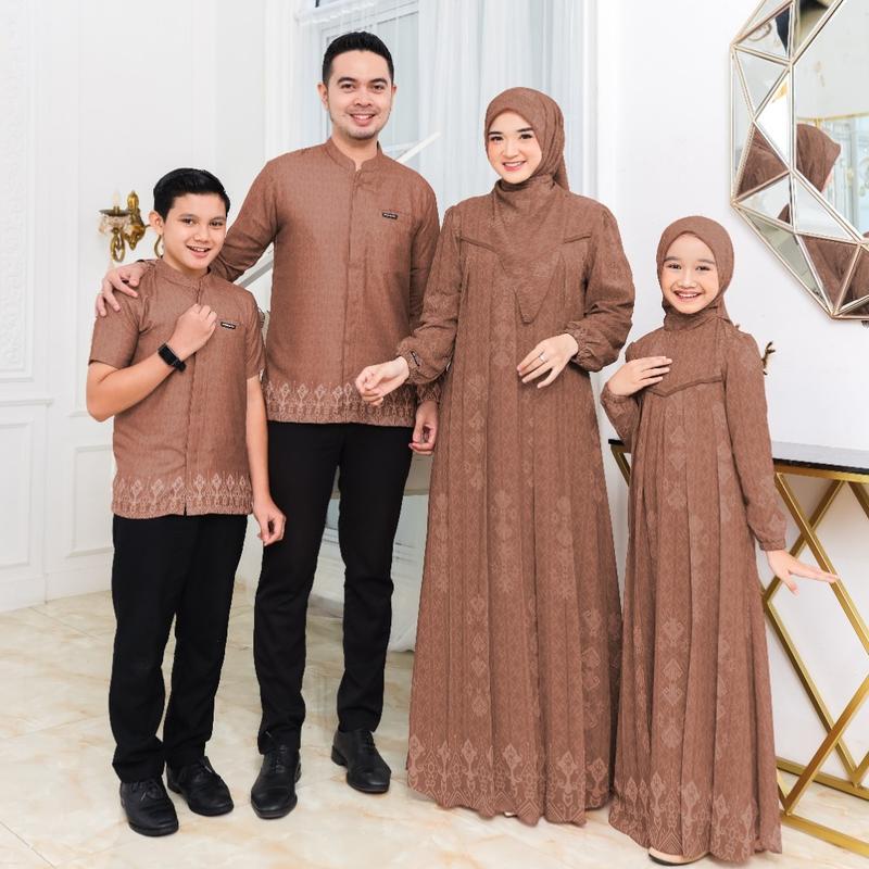 SUKARO SARIMBIT COUPLE KELUARGA DRESS FAMILY SET COUPLE SET PRINTING PREMIUM 4
