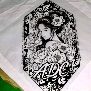 10 pcs kertas layang layang sukhoi warna hitam putih ADC punya