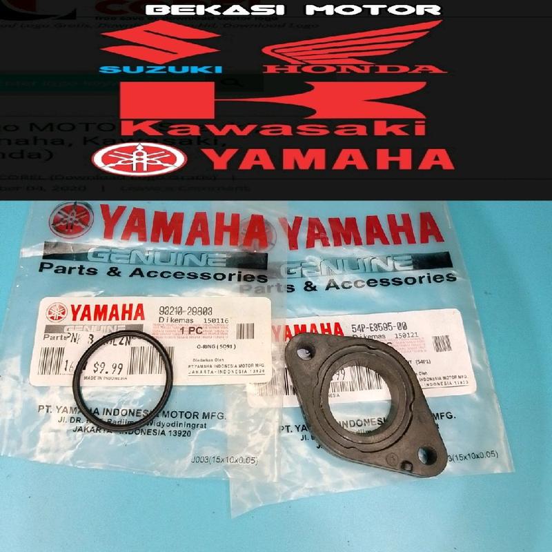 Fiber Karet Oring Paking Intake Maniful Yamaha Mio j Soul Gt Fino Fi Xride 115 Ebonit Intek Bonit Manipul Motorcycle 0