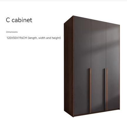 [Local Stock] Simple Household Bedroom Combination Wardrobe-Smart-Living