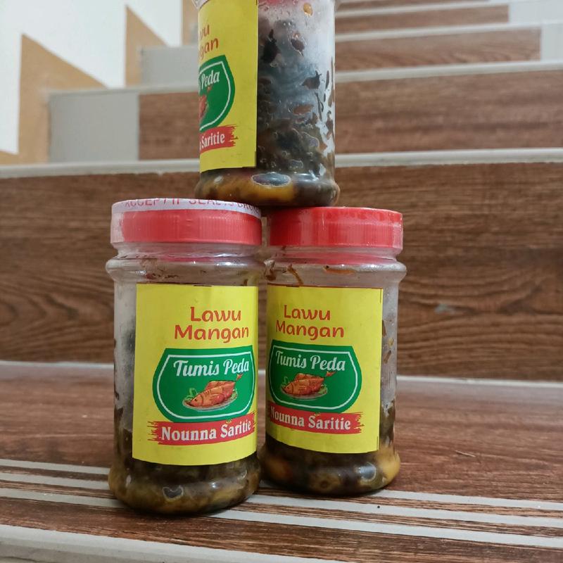 NOUNNA SARITIE, SAMBEL CUMI ENAK,TUMIS TRASI,TUMIS PEDA,TUMIS JENGKOL,COCOK BUAT TEMEN NASI DAN LAUK 4
