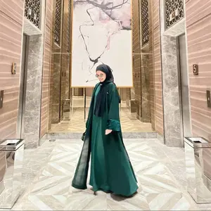Abaya Outer Ameera Royal (plus inner) Abaya Luxury Abaya Arab Fashion muslim Wanita Gamis kekinian Mewah Pesta Lebaran Remaja Dewasa