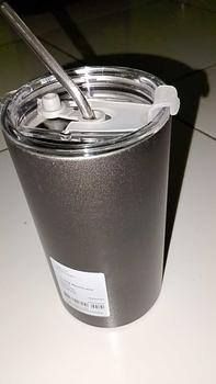 Product Review of Botol tumbler Minum Stainless Steel Tumblr Sedotan Cangkir/Botol Minum Kopi Sedotan/Cangkir Thermos 600ML Tahan Panas/Dingin Estetik from A**a 0