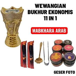 set wewangian BUKHUR EKONOMIS 11 IN 1 MABKHARA IMPORT raindom