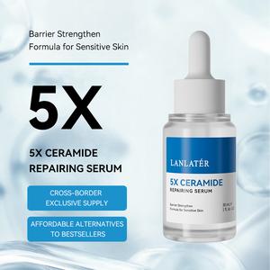 LANLATER Serum Pembetulan 5X Ceramide 30ml untuk Kulit Sensitif Formula Kuatkan Barrier Membantu Memperkuat & Melindungi Kulit dari Iritasi Wajah