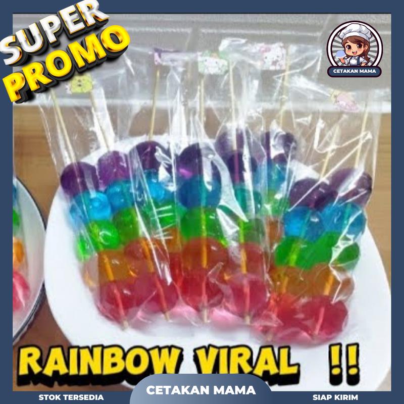 [100 PCS] Plastik OPP 5x17cm lem Termurah tebal 24 Micron / Plastik Isi jelly jualan / Plastik jualan jelly 4