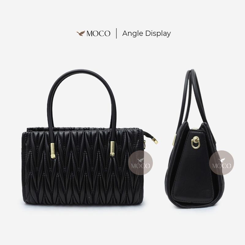 MOCO Fashion Tas Selempang Wanita Hand Bag Tekstur Timbul Zigzag 2819 3