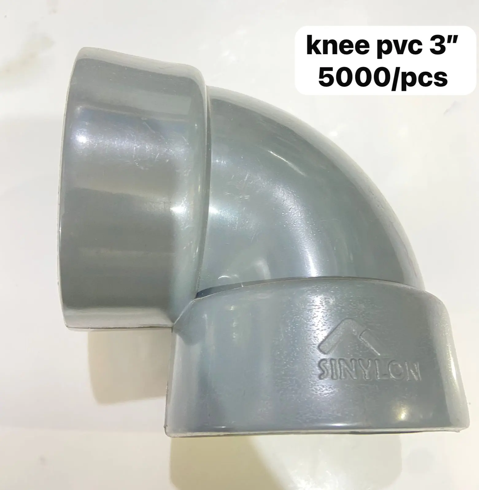 Knee pralon 3" fitting Elbow 3 inch