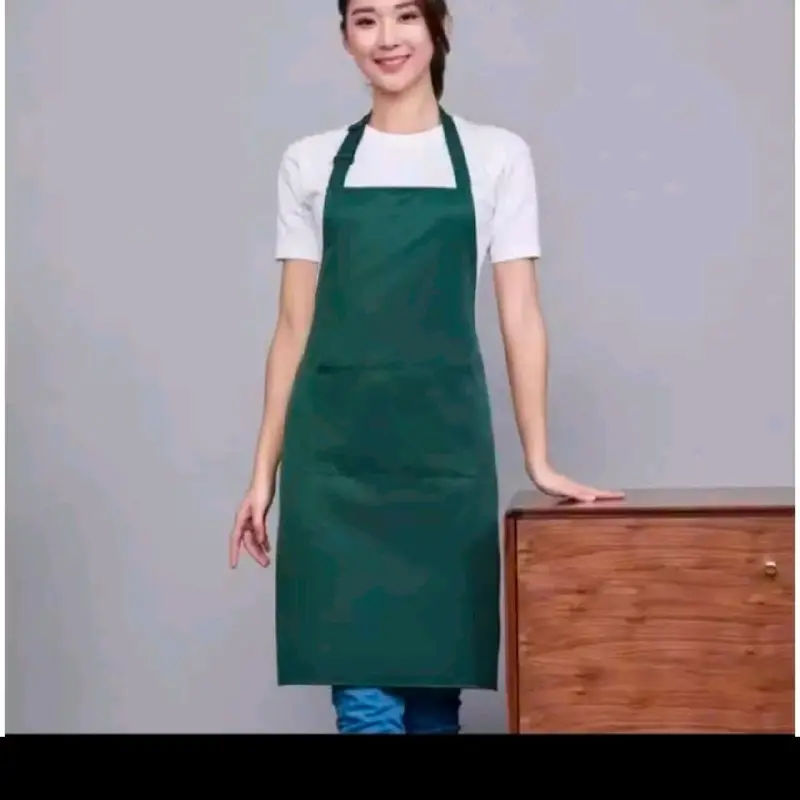 apron kitchen chef barista masak celemek dapur pria dan wanita Kain 6