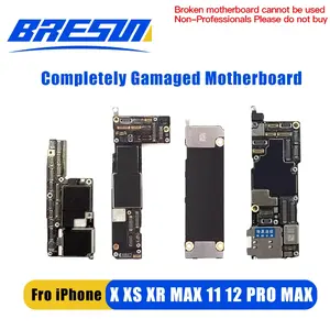 For iPhone(Damaged board)11 12 13PRO MAX MINI Completely damaged motherboard logic motherboard engineer practice repair skills - 13