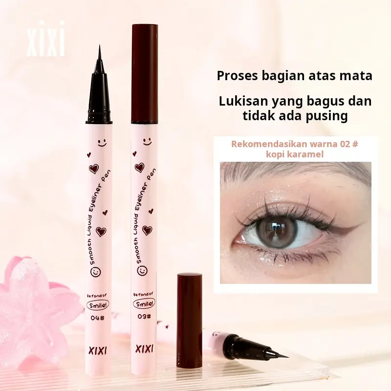 Eyeliner halus, tahan air, tahan keringat, halus dan mudah digunakan 7