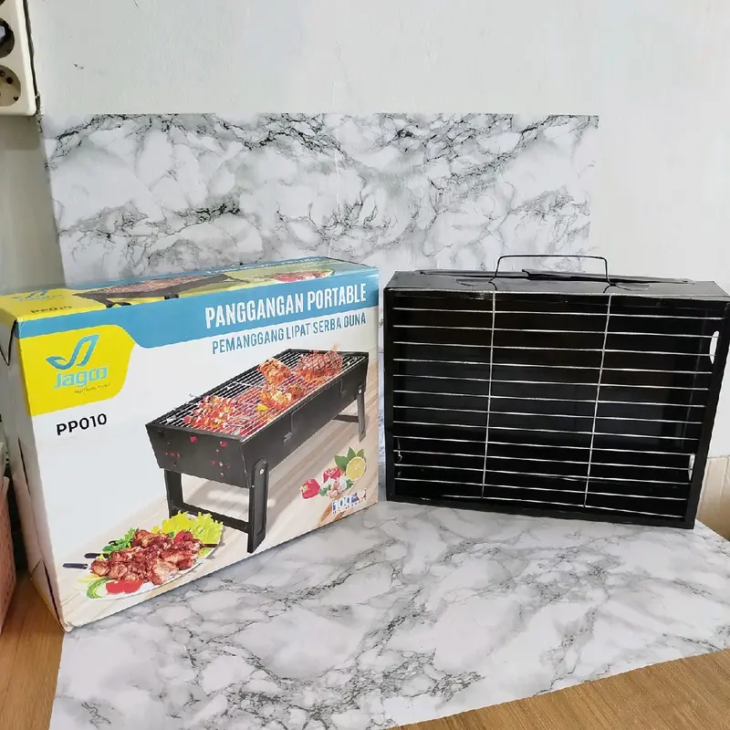 Panggangan portable / pemanggang lipat serba guna Jagoo Aluminium Kitchenware Wadah Besi 3