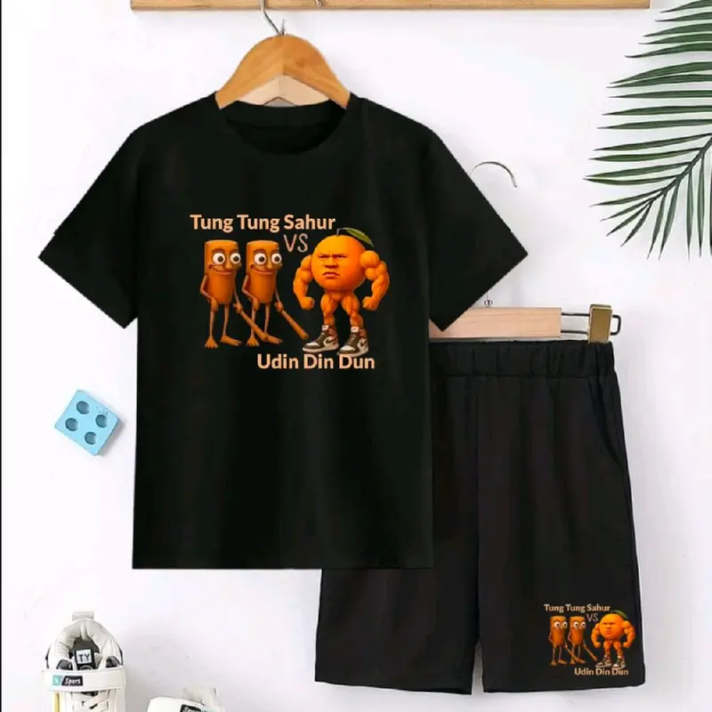 baju stelan anak udin din dun vs tung tung tung sahur 0
