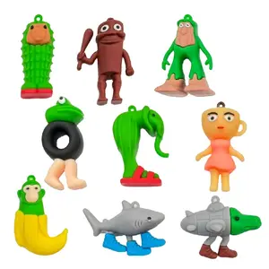 Mainan anomali tung tung sahur bombardiro crocodilo balerina capucina cacto hipopotamo chimoanzini bananini tralalero tralala brr brr patapim lirili larila figur aksi