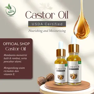 Minyak Jarak - Castor Oil 100% Pure – Perawatan Alami untuk Rambut, Kulit, dan Kecantikan Kering Vitamin Haircare original