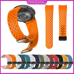22mm 20mm Quick Release Silicone Magnetic Strap Band for Tali Jam Tangan Smartwatch Samsung Watch Galaxy Watch 7 6 5 4 FE for Garmin/Huawei GT 6 5 4/Amazfit Bip 6 GTS GTR/Xiaomi Watch S4 S1 S2 S3/ Active/Redmi Watch 5 Active/5 Lite/Itel 011 12/Aolon/Advan