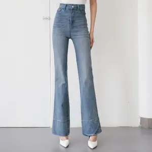 [EastRose] Elixir Jeans | Celana Panjang Cutbray | Celana Panjang Jeans Wanita | Jeans Slim-fit Wanita Denim Waist