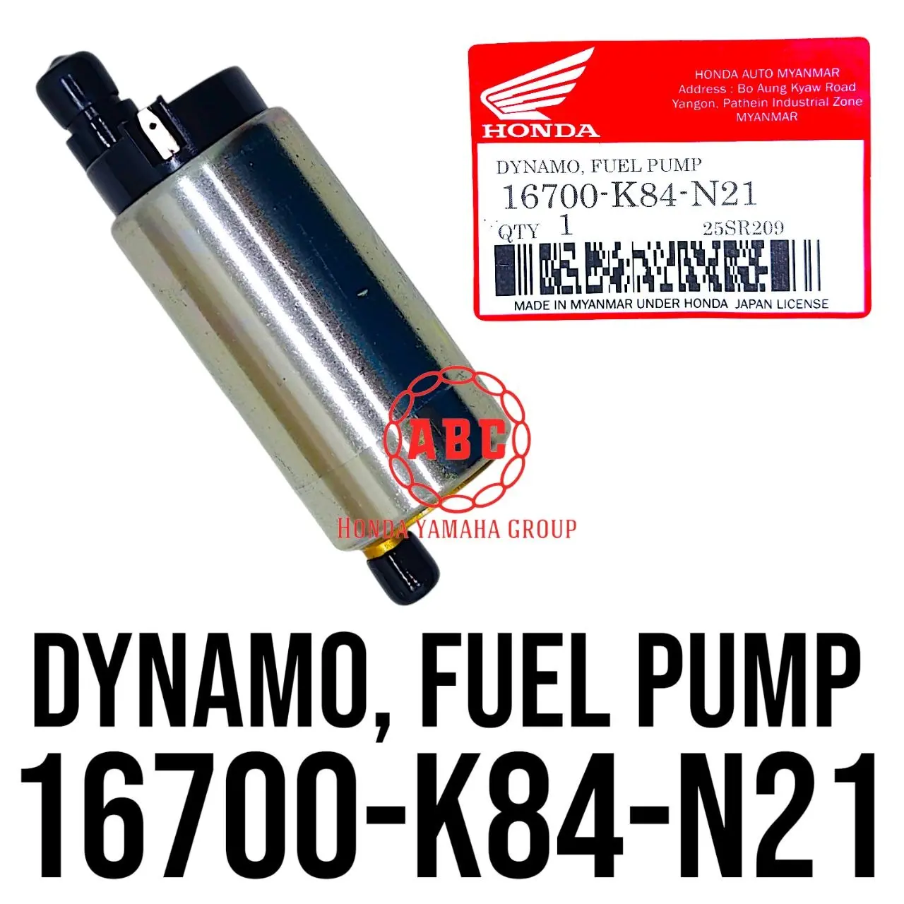 Rotak CRF 150 / CRF 150 L Rotak Dinamo Fuel Pump Honda CRF 150 / CRF 150 L Asli Honda M209
