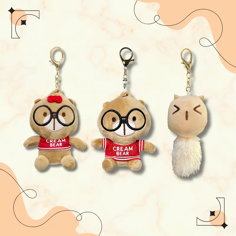 Sammao Creambear Gantungan Kunci Original K10111 - K0102 - K1003 - K0100 Keychain Ganci 0