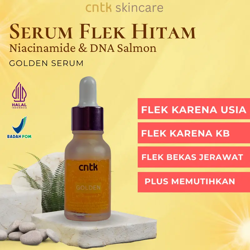 CNTK Golden Serum Khusus Flek Hitam Pemutih Wajah – BPOM Halal Default