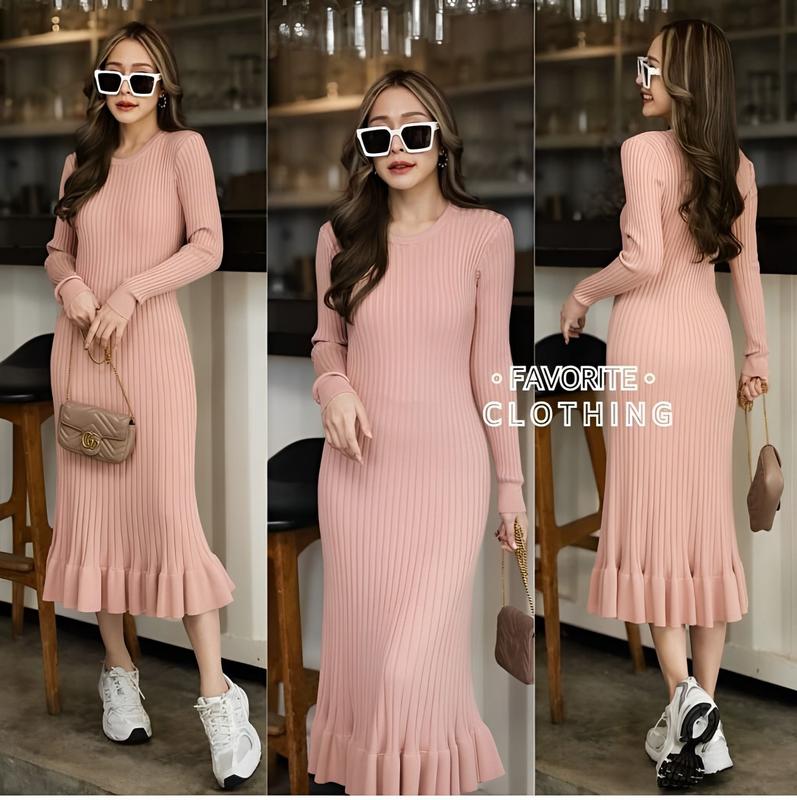 GFS Dress Rajut Kinara Ld 90 - 100 cm P 110 cm B 300 gr Cotton Polyester #4426 5