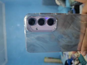 Product Review of FYP CLARITY Swirl Hologram Case Silver Textured - Hardcase/ Casing Compatible For 1P SAM OP REAL 1 Cover from m**y 0