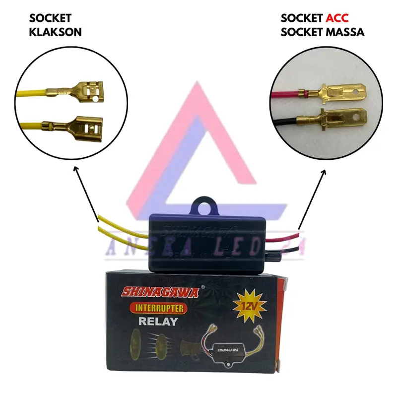 RELAY KLAKSON PUTUS PUTUS SHINAGAWA ORIGINAL / MODUL KLAKSON PUTUS PUTUS SHINAGAWA 12 VOLT UNIVERSAL 3