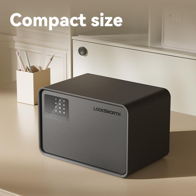 Locksworth Brankas Besi Digital / Password Digital Safebox / Alarm Safebox 36x25x25 Double Unlocking Step VS4524