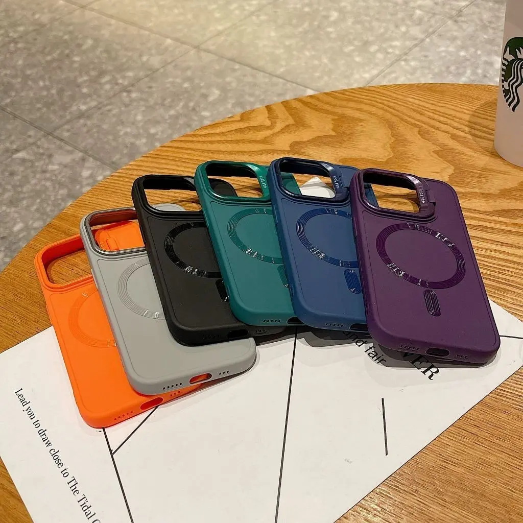 Soft Case Window Camera Holder Magsafe Bracket Shell Case Kompatibel Untuk Iphone 11 Iphone 11 Pro Iphone 11 Pro Max 12 12 Pro 12 Pro Max 13 13 Pro 13 Pro Max 14 14 Plus 14 Pro 14 Pro Max Iphone 15 Iphone 15 Plus Iphone 15 Pro Iphone 15 Pro Max