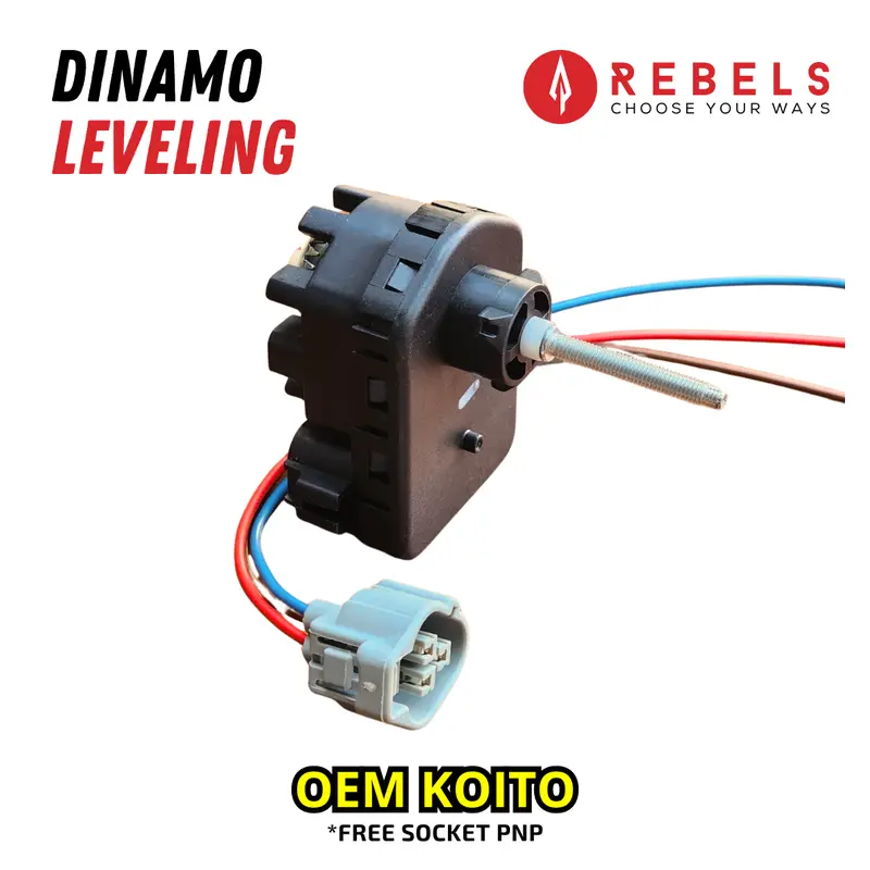 Dinamo Auto Elektrik Leveling KOITO dan WULING OEM Grade A untuk Headlamp Motor Mobil Universal 1