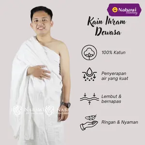Kain Ihram Baju Ihrom Handuk Pria High Quality Bandung