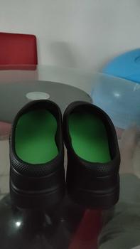 Product Review of Kasut Chef, Bernafas, Tidak Licin, Kalis Air dan Tahan Minyak, Kasut Dapur untuk Lelaki, Sesuai untuk Musim Luruh dan Musim Sejuk, Kasut Kerja, Kasut Jururawat, Kasut Hujan untuk Wanita, Hitam Shoes Flat from M**a 0