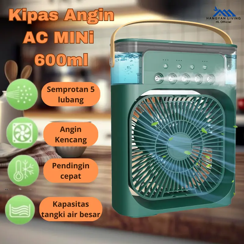 Kipas Pendingin Mini AC portable Kipas Angin Ac Mini Kipas Ac Portable  Kipas Angin Air Coller Putih