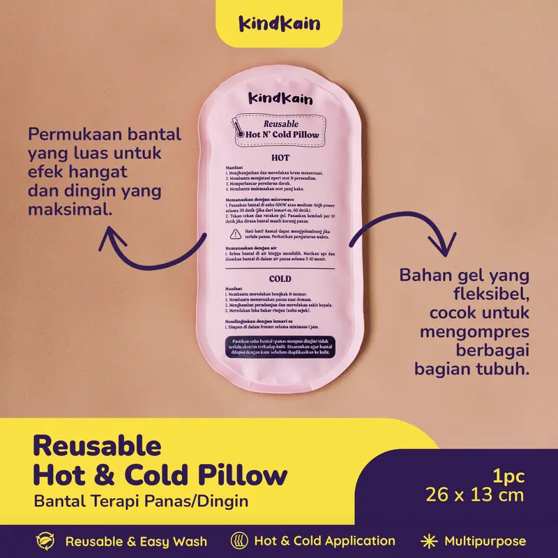 KindKain Bantal Terapi Panas Dingin / Reusable Hot & Cold Pillow Pack 1