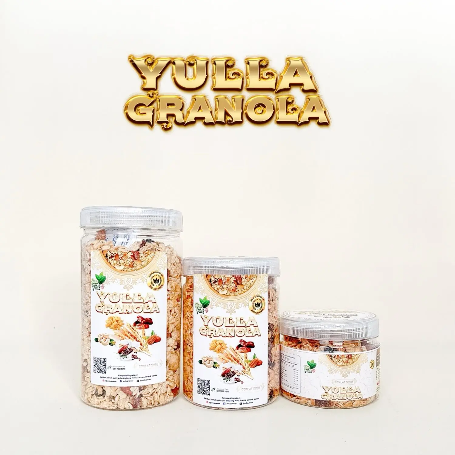 Yulla Granola Makanan Sehat Rasa Coklat Susu