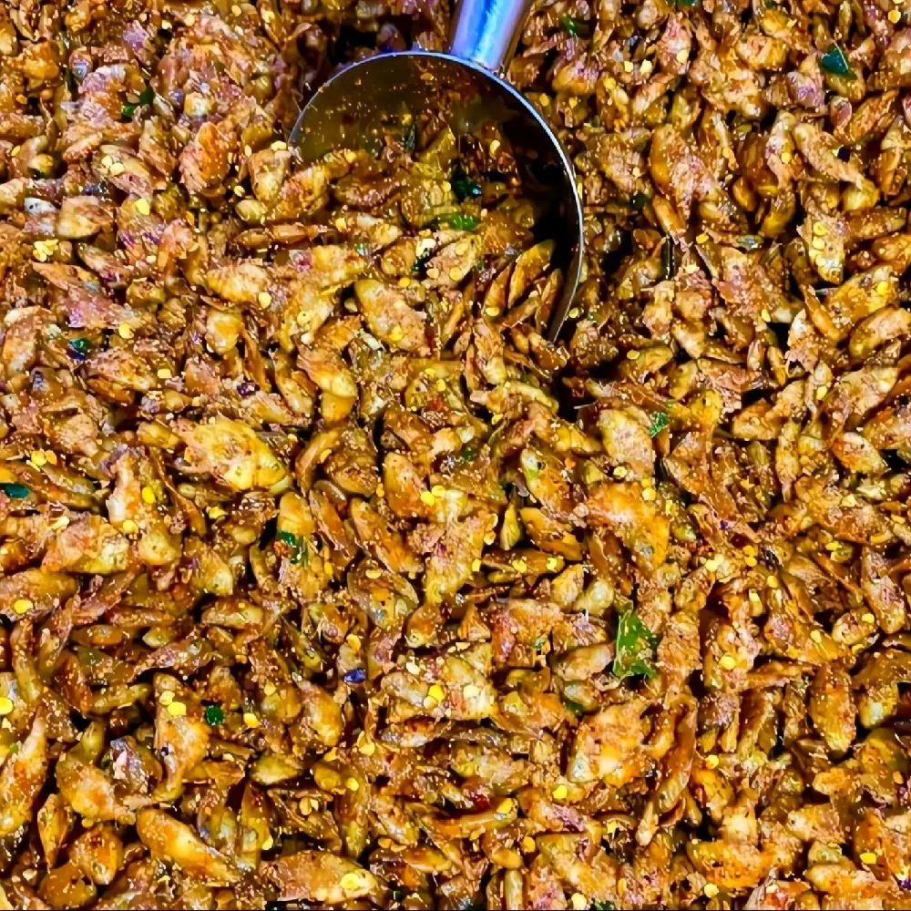 Cemilan Baby Fish Crispy Pedas Gurih Daun Jeruk Bumbu Melimpah Cikruh Kemasan 1kg 500gram Food