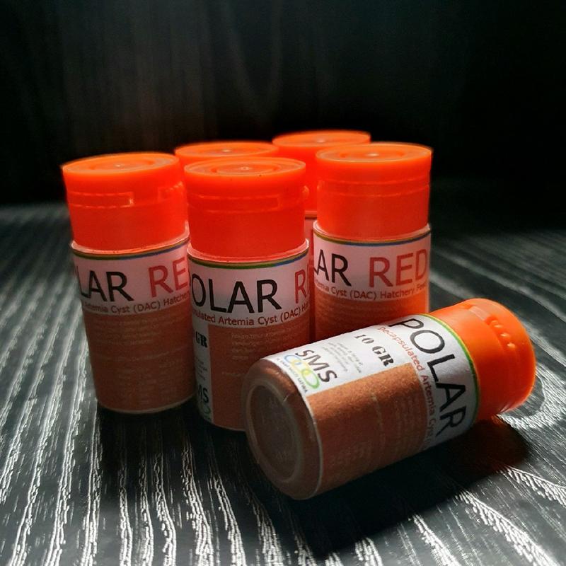 Artemia Instant Polar Red 10 gram Artemia Tanpa Kultur Pakan Ikan Burayak - agrowfish 2
