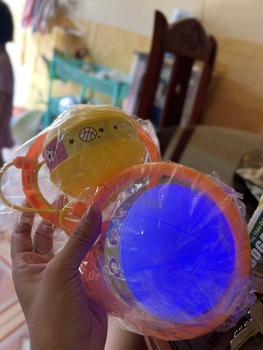 Product Review of Bóng nhảy phát sáng và đèn ngủ nhấp nháy cho trẻ em, Bộ hỗ trợ tập thể dục, Bóng ném một chân, Nhẫn tập thể dục chân, để tăng cường thể lực thể chất from B**x 0